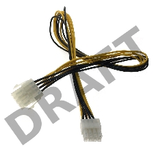 Переходник питания 8 pin для мат. платы, 50см удлинитель, (E8pinEXTCabMb50)