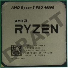 Процессор AMD Ryzen 5 PRO 4650G, 3700MHz AM4, 65W, 100-000000143 OEM
