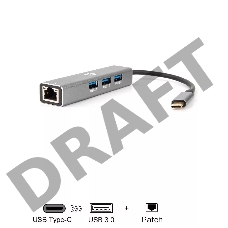Кабель-концентратор USB 3.1 Type-Cm --> RJ-45+3port USB3.0(f) Aluminum Shell VCOM <DH311A> Кабель-концентратор USB 3.1 Type-Cm --> RJ-45+3port USB3.0(f) Aluminum Shell VCOM <DH311A>