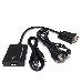 Конвертер Espada VGA + 3,5mm audio jack to HDMI, HCV0201 (44083)