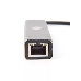 Кабель-концентратор USB 3.1 Type-Cm --> RJ-45+3port USB3.0(f) Aluminum Shell VCOM <DH311A>