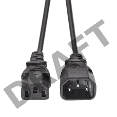 Кабель монитор - компьютер 1.8 метра 220V (UPS -> устройство) VDE 3G*0.5mm QUST(Aopen) ACE001-1.8м