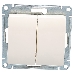 Механизм выключателя 2-кл. СП GLOSSA 10А IP20 10AX беж. SchE GSL000251