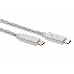 Кабель USB 3.1 Type Cm -- Cm IC 5А 10Gbs длина 1M, Telecom <TC420S> серебряный