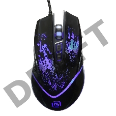 Мышь Oklick 888G черный оптическая (3200dpi) USB (6but)