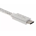 Кабель USB 3.1 Type Cm -- Cm IC 5А 10Gbs длина 1M, Telecom <TC420S> серебряный