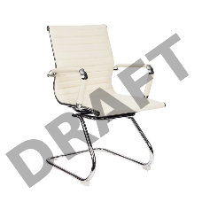 Кресло Бюрократ CH-883-LOW-V/IVORY низкая спинка слоновая кость искусственная кожа