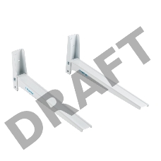 Кронштейн для СВЧ-печей Kromax MICRO-4 new white, max 20 кг, настенный, от стены 310 мм.