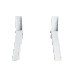 Кронштейн для СВЧ-печей Kromax MICRO-4 new white, max 20 кг, настенный, от стены 310 мм.