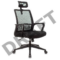 Кресло Бюрократ MC-201-H/TW-11 спинка сетка черный TW-11