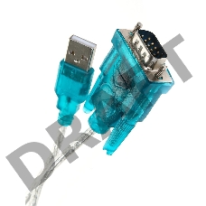Кабель AM/Com port 9pin 1.2м  Aopen/Qust адаптер USB -> RS232, DE9P (добавляет в систему новый COM порт), ACU804