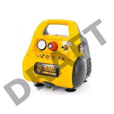 Компрессор DENZEL РС 1/6-180  поршневой безмасляный, 1100 Вт, 180л/мин, 8бар