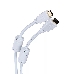 Кабель HDMI 19M/M ver 2.0, 5М, 2 фильтра, белый  Aopen <ACG711DW-5M>       