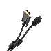 Кабель HDMI to DVI-D (19M -25M) 2м, TV-COM, 2 фильтра <LCG135F-2M>
