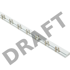 Шина соединительная PIN 2ф 63А мед. изол. 54мод (дл.1м) EKF pin-02-63