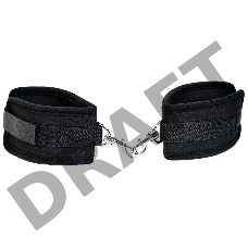 Наручники TOYFA Theatre из неопрена черные