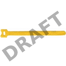 Хомут-липучка 180мм, 20 шт., желтый