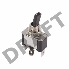 Тумблер 12V 30А (3c) ON-OFF однополюсный  с синей LED подсветкой  REXANT