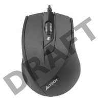 Мышь A4Tech N-600X-1 (черный) USB, 3+1 кл.-кн.,провод.мышь
