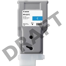 Картридж струйный Canon PFI-207 C голубой для для iPF680/685/780/785 300ml (8790B001)