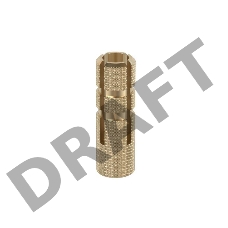 Анкер забивной М8х31 латунь (Dсв.10) (уп.100шт) ДКС CM410831