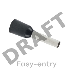 Наконечник штыревой втулочный изол. НШвИ 1.5-8 (уп.50шт) EKF nhvi-1.5-8