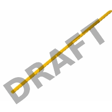 Термоусадочная трубка 2,5/1,25 мм, желтая, упаковка 50 шт. по 1 м | 20-2502 | REXANT