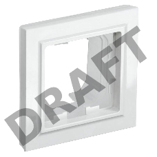 Рамка 1-мест. IEK BRITE IP44 РУ-1-БрБ-44 бел.