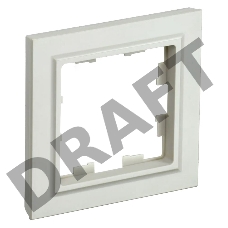 Рамка 1-мест. РУ-1-БрКр беж.