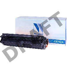 Картридж NV Print совместимый HP CE742A Yellow для LJ Color CP5220 (7300k)