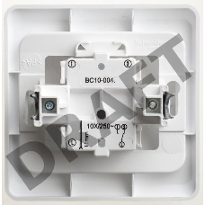 Переключатель 1-кл. СП Этюд 10А бел. SchE BC10-004B