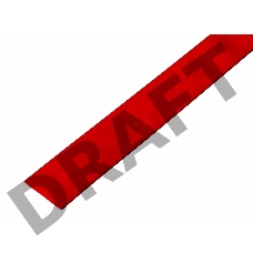 Трубка термоусадочная 30.0/15.0 1м красн. Rexant 23-0004