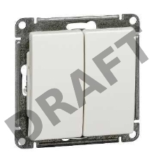 Механизм выключателя 2-кл. СП W59 10А IP20 10АХ бел. SchE VS510-252-1-86