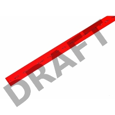 Термоусаживаемая трубка REXANT 10,0/5,0 мм, красная, упаковка 50 шт. по 1 м