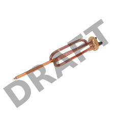 Нагревательный элемент для бойлера, ТЭН, RCF-1500 Вт, фланец М6, 48 мм