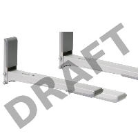 Кронштейн для СВЧ Holder MWS-2003 металлик макс.40кг настенный фиксированный    