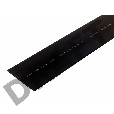 Термоусаживаемая трубка REXANT 100,0/50,0 мм, черная, упаковка 10 шт. по 1 м