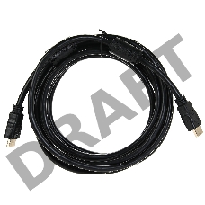 Кабель HDMI-19M --- HDMI-19M ver 2.0+3D/Ethernet,2 фильтра 5m Telecom <TCG200F-5M>   