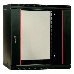 Шкаф телеком. настенный разборный 12U (600х350) дверь стекло,цвет черный (ШРН-Э-12.350-9005) (1 коробка)