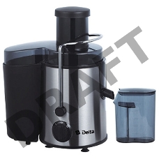 Соковыжималка DELTA DL-0232 черный/нерж.:600 Вт, емкость для сока 500 мл (4)