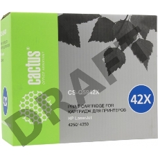 Тонер Картридж Cactus CS-Q5942X черный для HP 4250/4350(20000стр.)