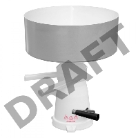 Сепаратор-сливкоотделитель Мастерица Р3-ОПС 80 л, с ручным приводом, производительность 80л/ч, пластм. станина (СП00000000005)