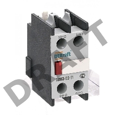 Приставка контактная доп. контакты 1НО+1НЗ лицев. DEKraft 24100DEK