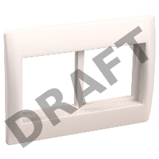 Рамка 4мод. Праймер с суппортом 75мм бел. ИЭК CKK-40D-RSU4-075-K01