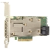 Контроллер MegaRAID 9460-8I SGL (05-50011-02), PCIe 3.1 x8 LP, SAS/SATA/NVMe, RAID 0,1,5,6,10,50,60, 8port(2 * int SFF8643), 2GB Cache, 3508ROC
