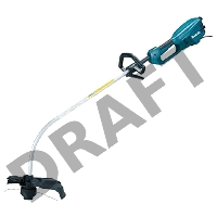 Электро и Бензокосы, Триммеры Makita UR3501 Триммер (Электрокоса) 1000Вт,35см,леска-2х2мм,4.3кг,кор,изогнутая штанга, ремень