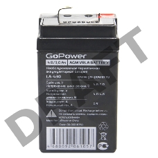 Аккумулятор свинцово-кислотный GoPower LA-430 4V 3Ah (1/20)