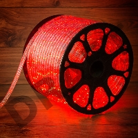 Дюралайт LED, постоянное свечение (2W) - красный, 36 LED/м, бухта 100м Neon-Night