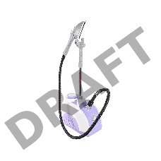 Отпариватель для одежды Endever ODYSSEY Q-910, давление пара 1,5 бар, паа 45 г/мин, макс.мощность 2030 Вт, емкость бака 1200 мл, сиреневый/белый     