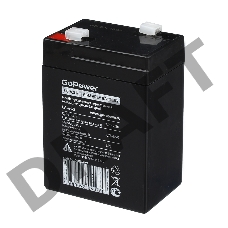 Аккумулятор свинцово-кислотный GoPower LA-645 6V 4.5Ah (1/20)